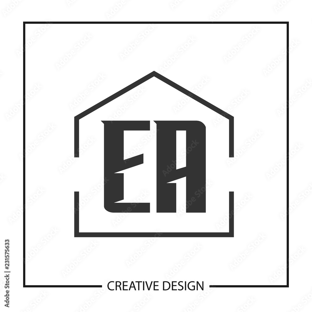 Initial Letter EA Logo Template Design Vector Illustration Initial Letter EA Logo Template Design Vector Illustration