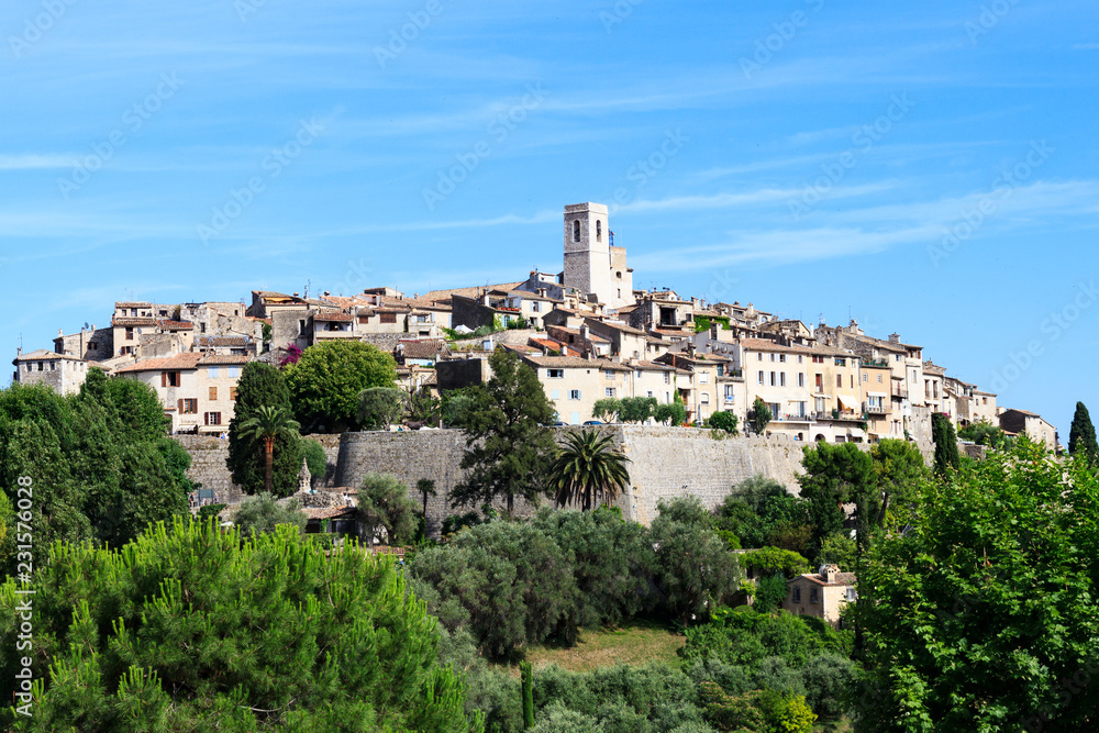 Cityscape of Saint-Paul-de-Vence in Provence, France, Europe