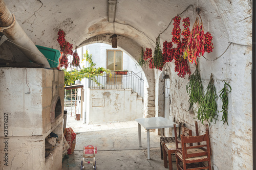 Fototapeta Naklejka Na Ścianę i Meble -  Hanging cherry tomatoes