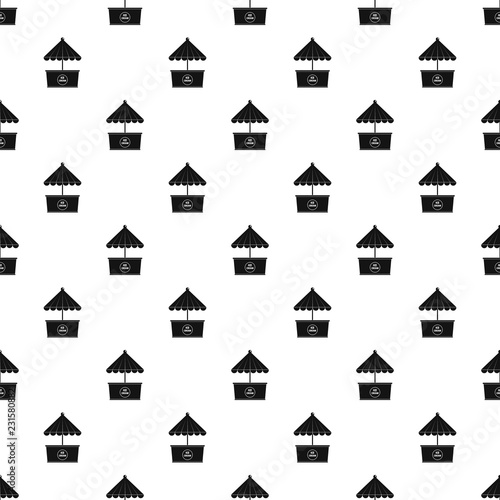 Ice creme pattern seamless vector repeat geometric for any web design