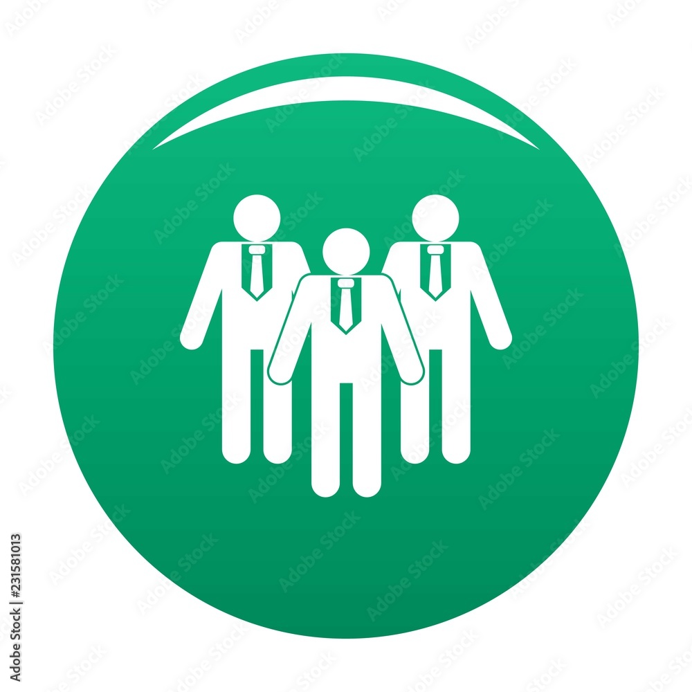 Board directors icon. Simple illustration of board directors vector icon for any design green Board directors icon. Simple illustration of board directors vector icon for any design green