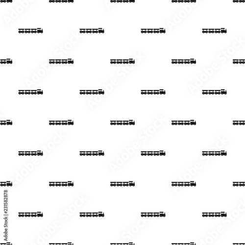 Express train pattern seamless vector repeat geometric for any web design