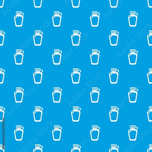 Paintball flask ammunition pattern vector seamless blue repeat for any use