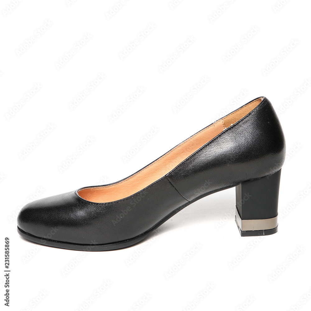 Women's toe and platform shoes isolated on white background Women's toe and platform shoes isolated on white background