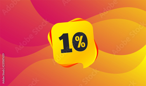 10 percent discount sign icon. Sale symbol. Special offer label. Wave background. Abstract shopping banner. Template for design. Vector