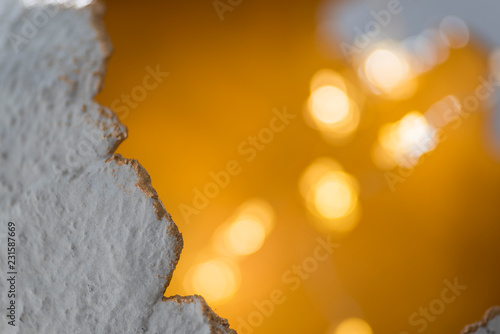 Wallpaper Mural Goldene Kugeln aus Beton Torontodigital.ca