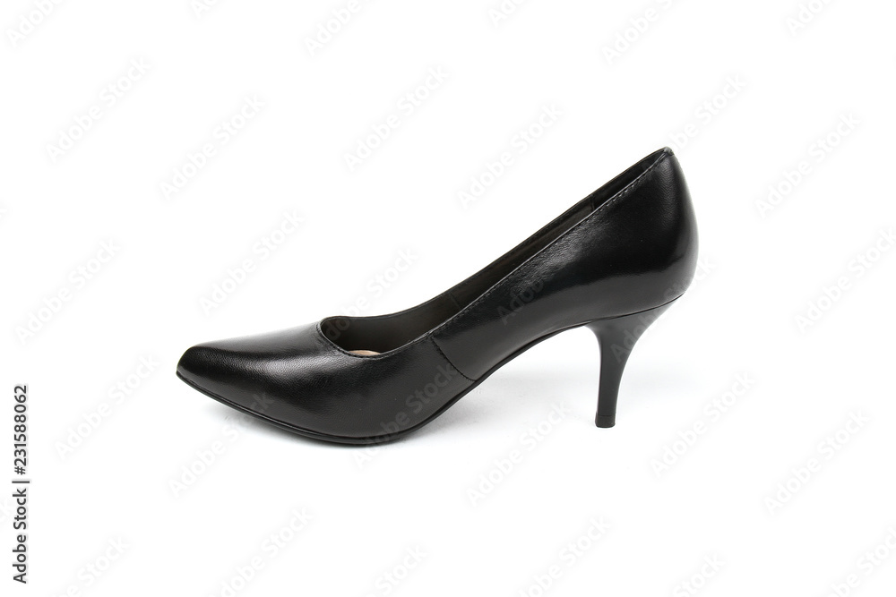 Women's toe and platform shoes isolated on white background Women's toe and platform shoes isolated on white background
