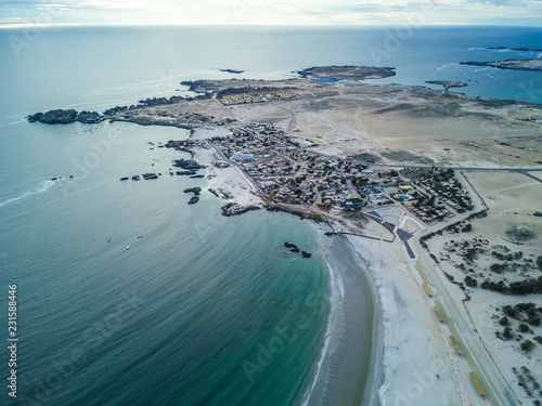 Bahia Inglesa in north Chile, a balneary inside the amazing Atacama Desert, quiet beaches and turquoise waters close to the city of Copiapo
 photo
