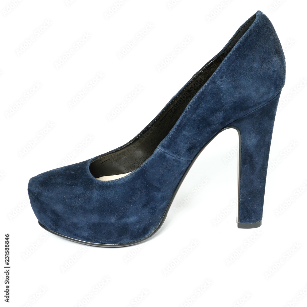 Obraz premium Women's toe and platform shoes isolated on white background