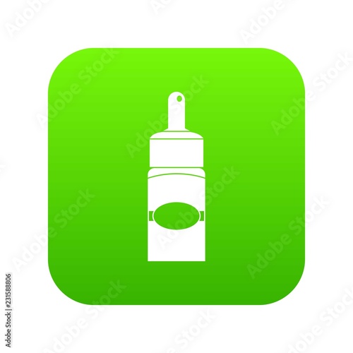 Medical drops icon digital green for any design isolated on white vector illustration