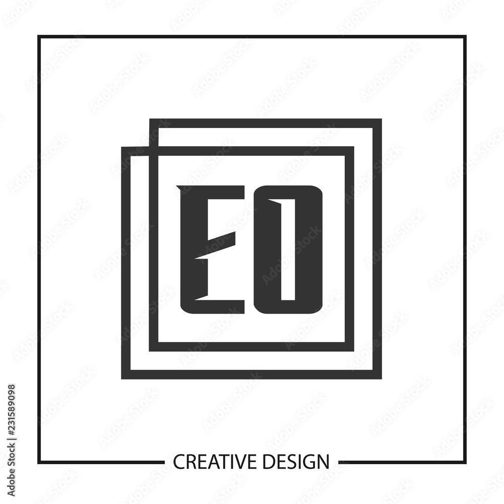 Initial Letter EO Logo Template Design Vector Illustration Initial Letter EO Logo Template Design Vector Illustration