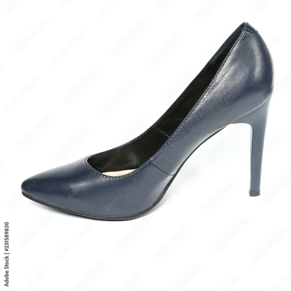 Women's toe and platform shoes isolated on white background Women's toe and platform shoes isolated on white background