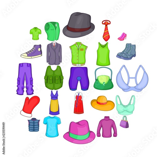 Corslet icons set. Cartoon set of 25 corslet vector icons for web isolated on white background