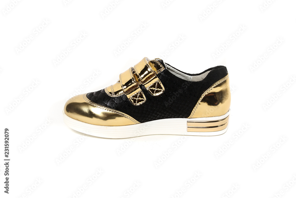 Teenager sneakers shoe isolated on white background Teenager sneakers shoe isolated on white background
