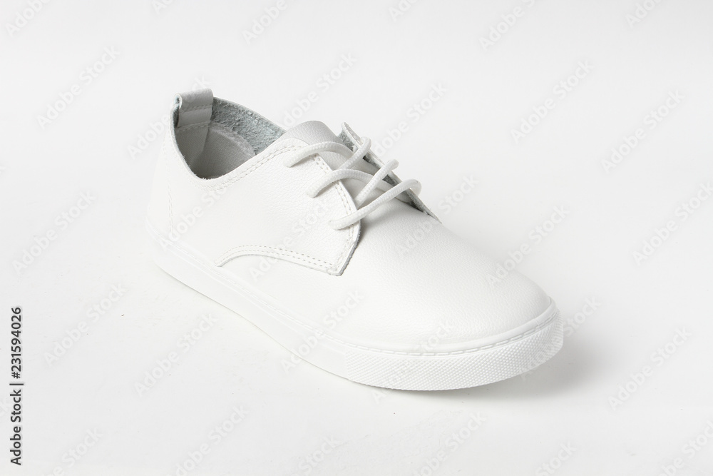 Cool sneakers shoe isolated on white Cool sneakers shoe isolated on white