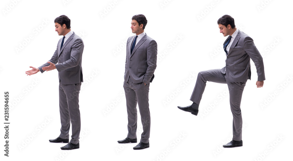 Businessman isolated on the white background Businessman isolated on the white background