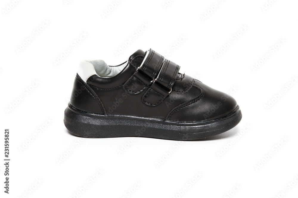 Kid modern sneakers shoe isolated on white background Kid modern sneakers shoe isolated on white background