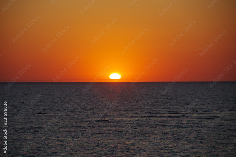 Fototapeta premium Sunset Port Smith Western Australia