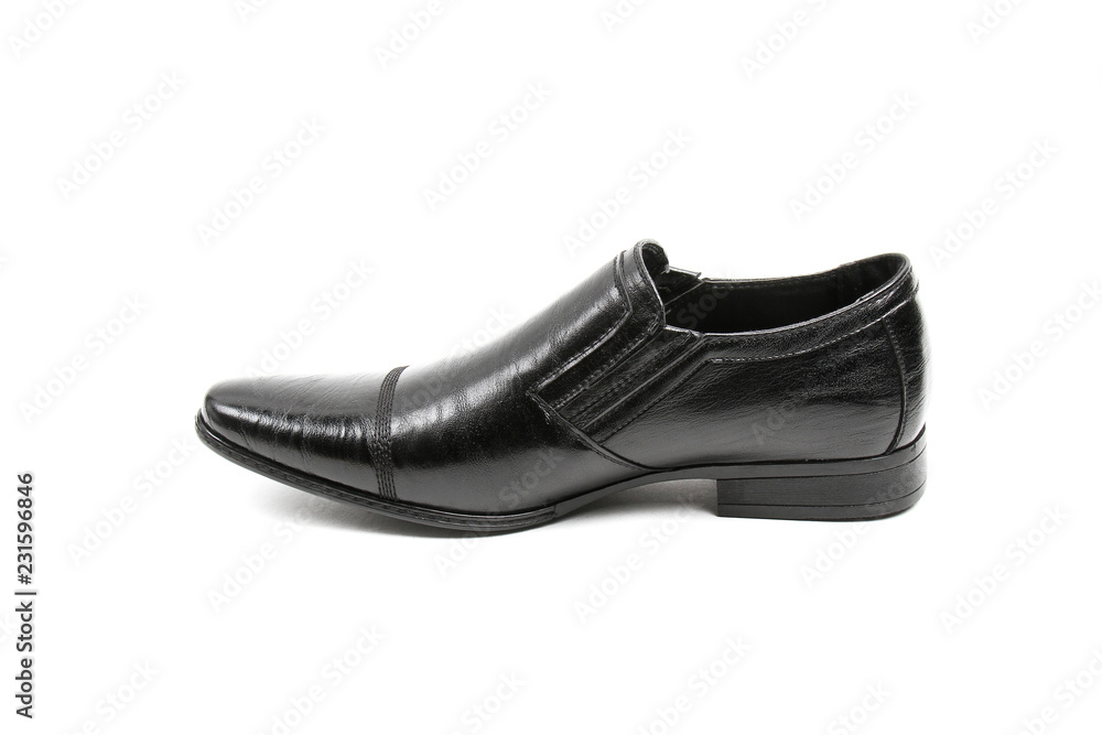 Men's leather fashion shoes isolated on white background Men's leather fashion shoes isolated on white background