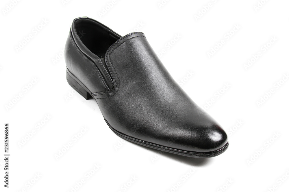 Men's leather fashion shoes isolated on white background Men's leather fashion shoes isolated on white background