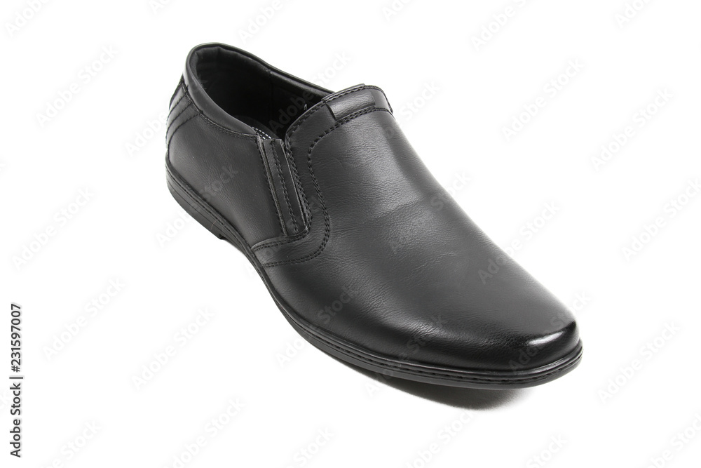 Men's leather fashion shoes isolated on white background Men's leather fashion shoes isolated on white background