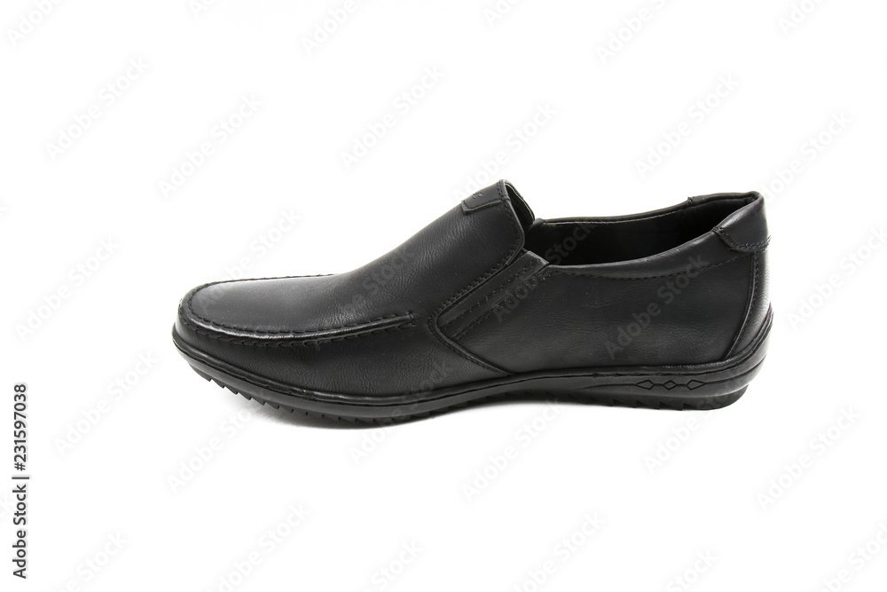 Men's leather fashion shoes isolated on white background Men's leather fashion shoes isolated on white background