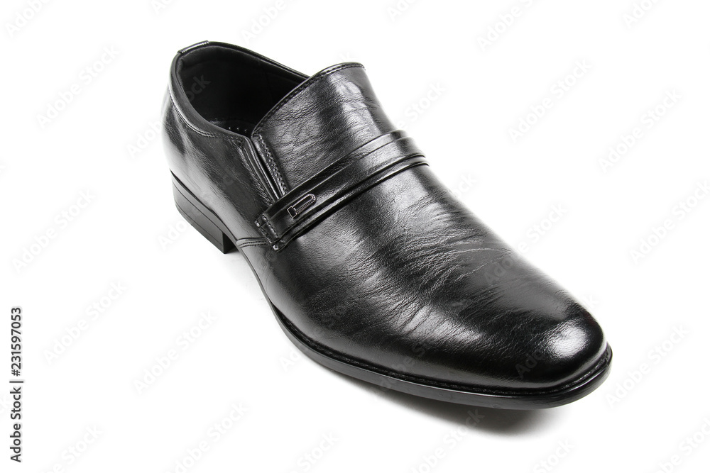 Men's leather fashion shoes isolated on white background Men's leather fashion shoes isolated on white background
