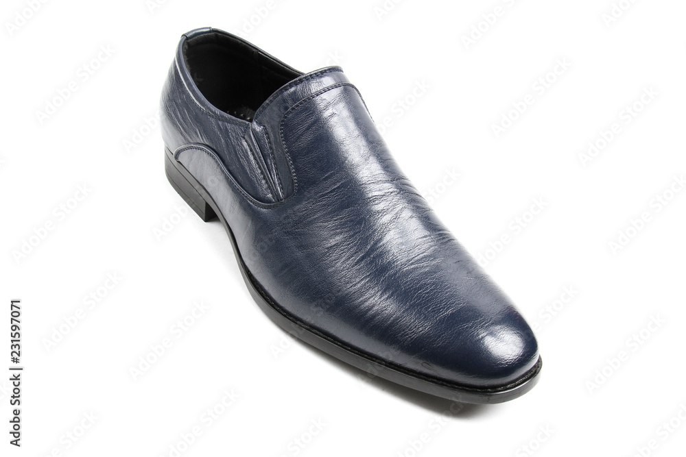 Men's leather fashion shoes isolated on white background Men's leather fashion shoes isolated on white background
