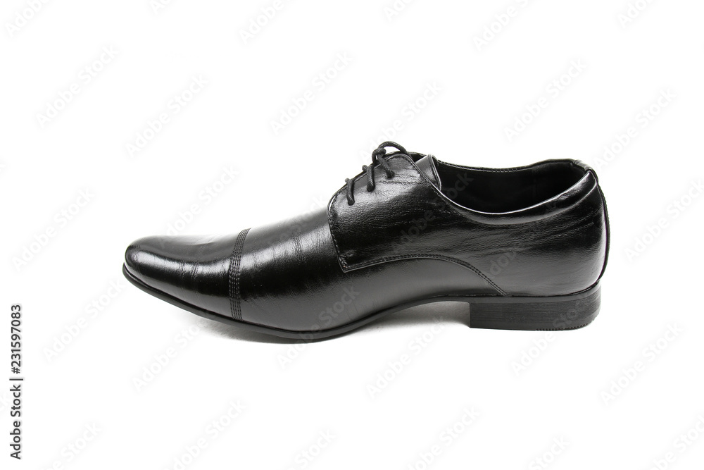 Men's leather fashion shoes isolated on white background Men's leather fashion shoes isolated on white background
