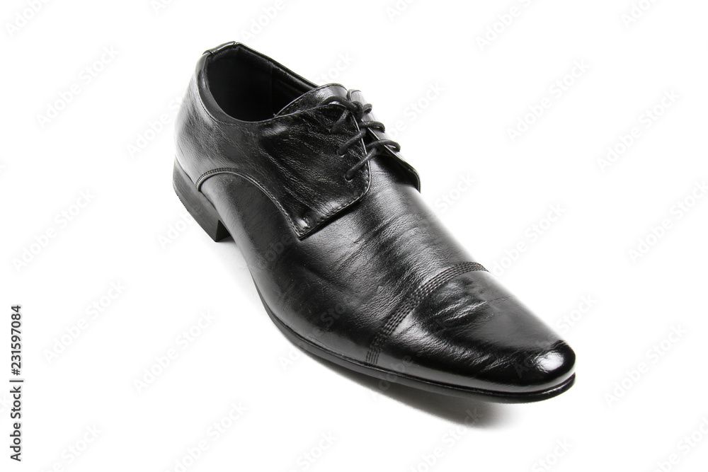 Men's leather fashion shoes isolated on white background Men's leather fashion shoes isolated on white background