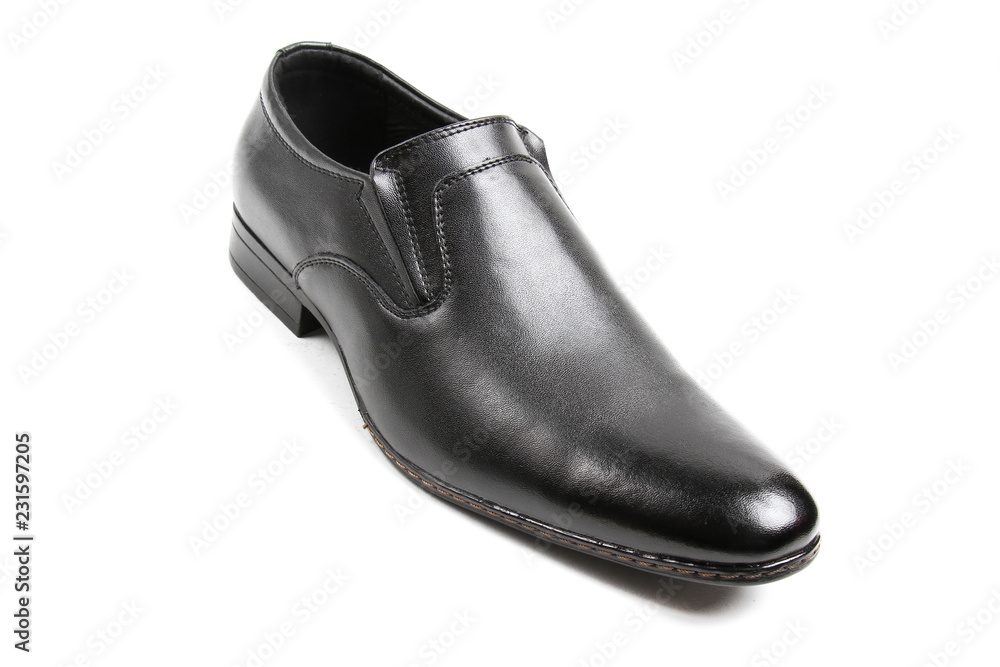 Men's leather fashion shoes isolated on white background Men's leather fashion shoes isolated on white background
