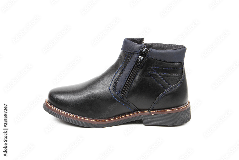 Men's leather fashion shoes isolated on white background Men's leather fashion shoes isolated on white background