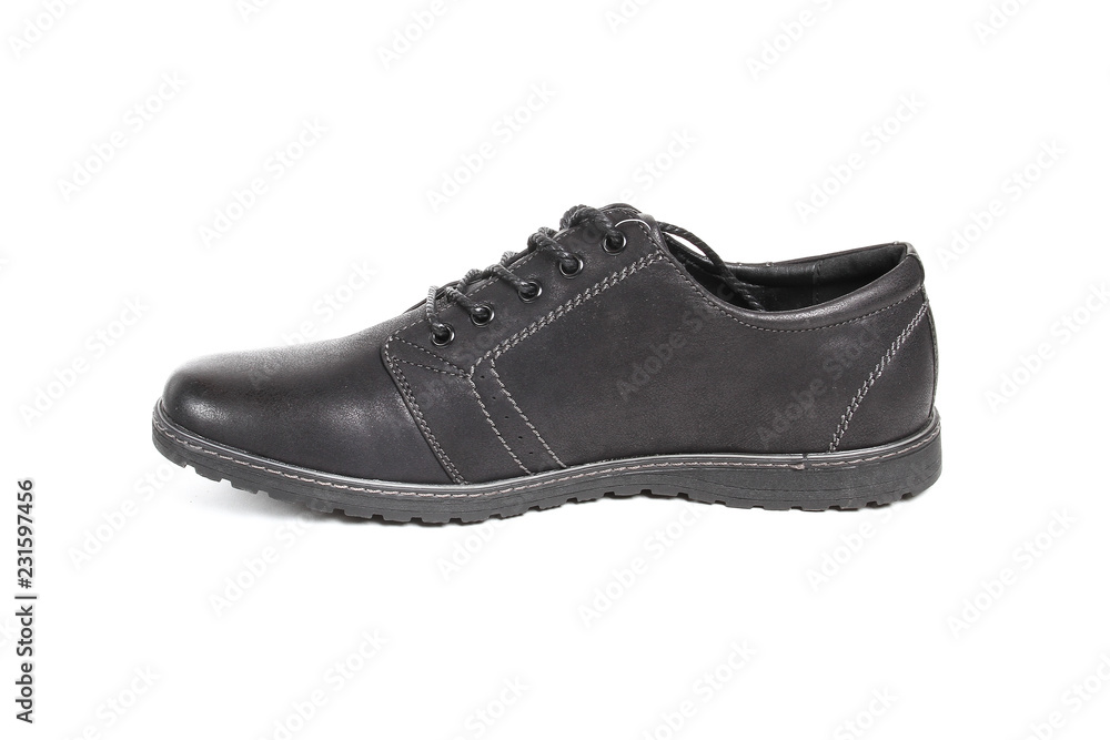 Men's leather fashion shoes isolated on white background Men's leather fashion shoes isolated on white background