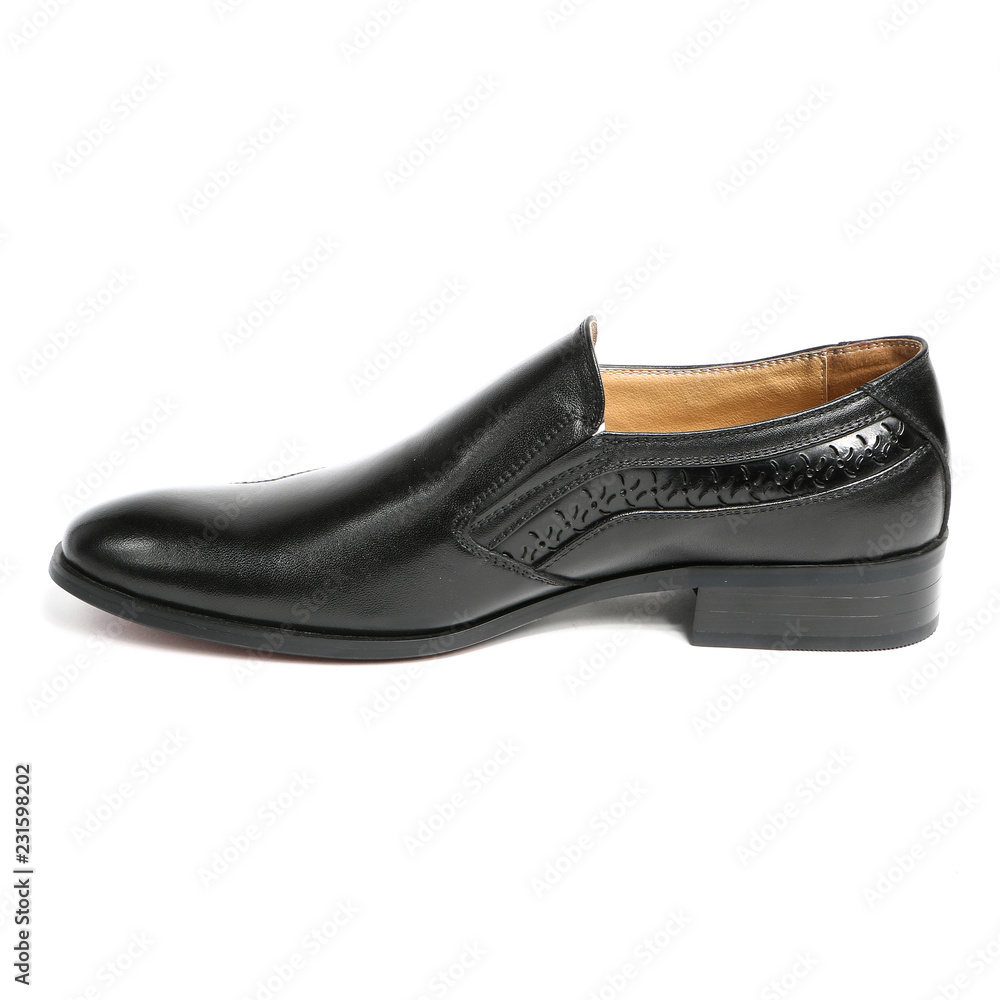 Men's leather fashion shoes isolated on white background Men's leather fashion shoes isolated on white background