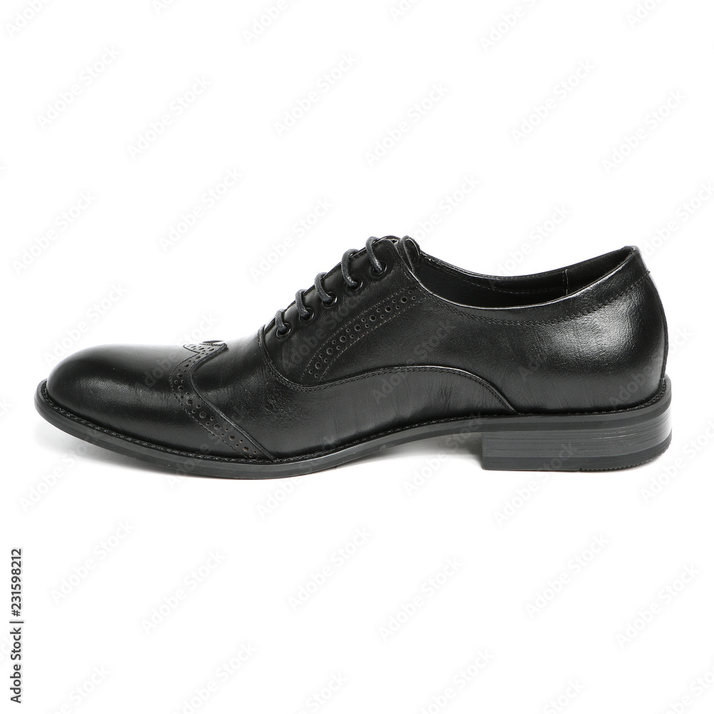 Men's leather fashion shoes isolated on white background Men's leather fashion shoes isolated on white background