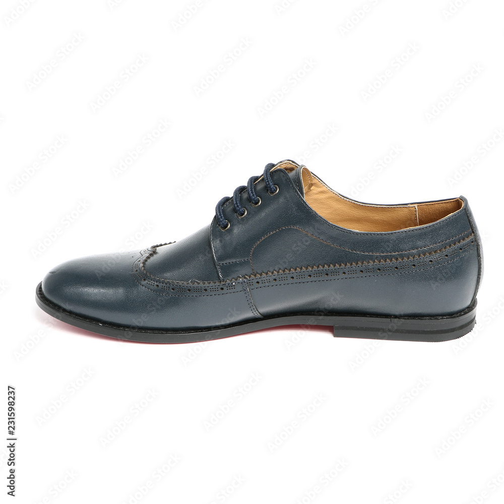 Men's leather fashion shoes isolated on white background Men's leather fashion shoes isolated on white background