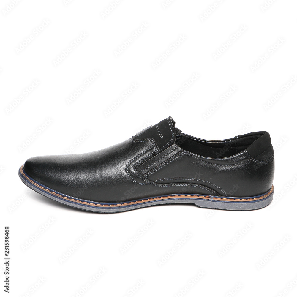 Men's leather fashion shoes isolated on white background Men's leather fashion shoes isolated on white background