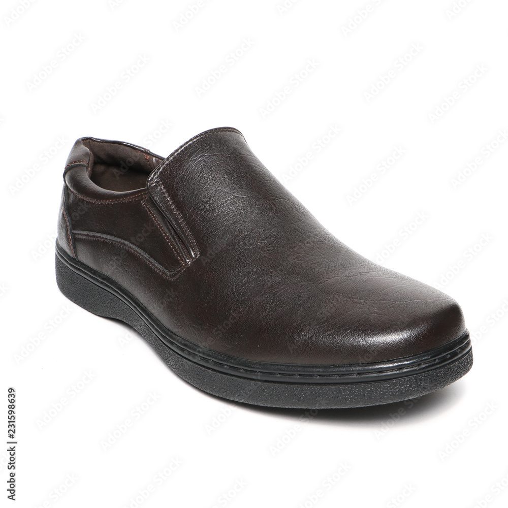 Men's leather fashion shoes isolated on white background Men's leather fashion shoes isolated on white background