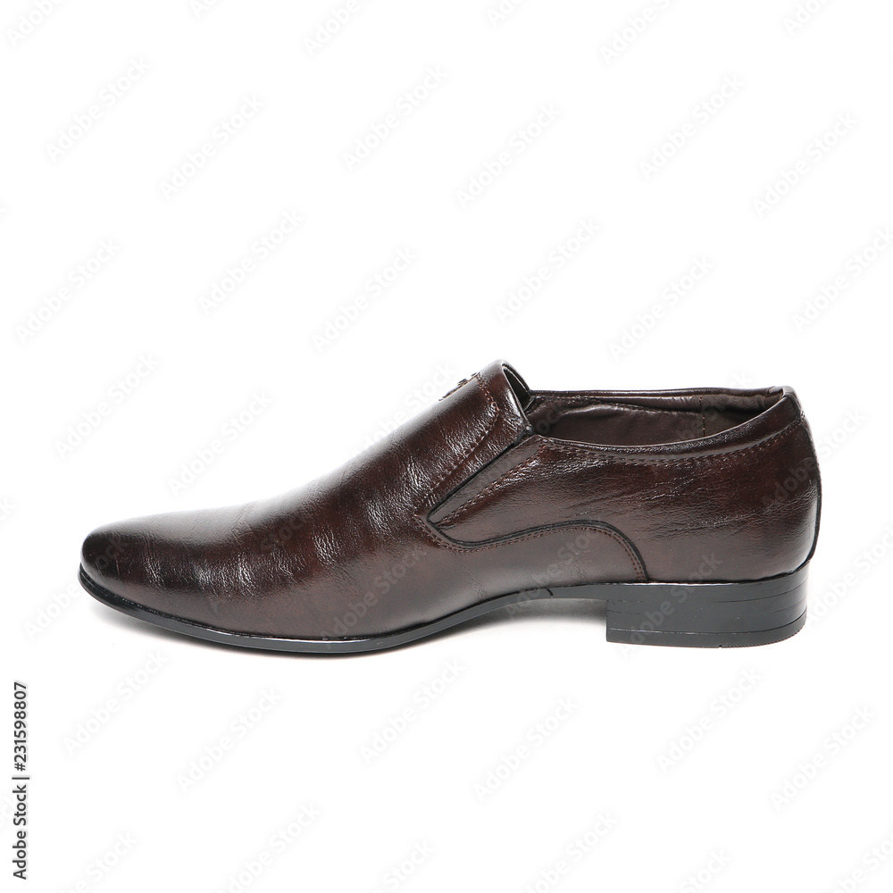 Men's leather fashion shoes isolated on white background Men's leather fashion shoes isolated on white background