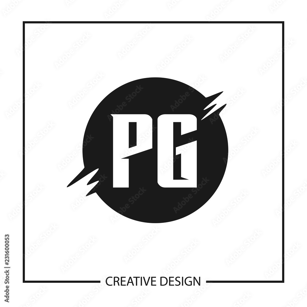 Initial Letter PG Logo Template Design Vector Illustration Initial Letter PG Logo Template Design Vector Illustration