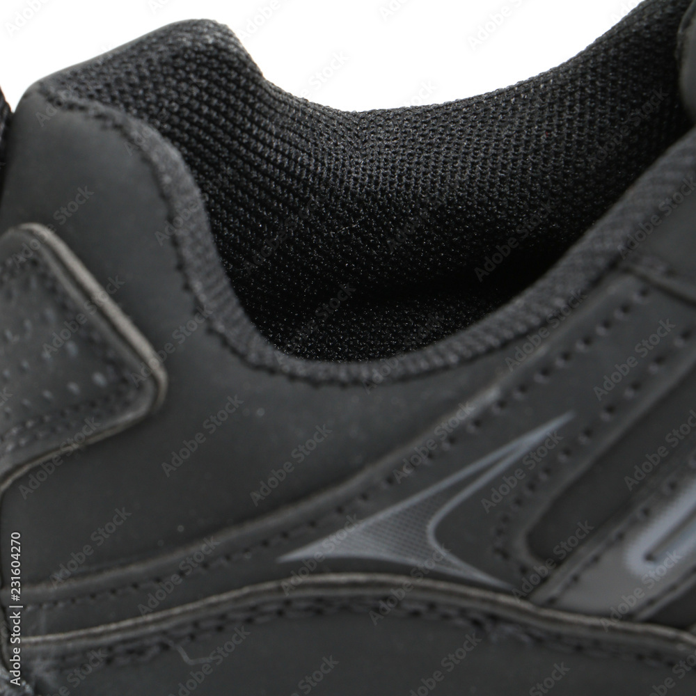 Parts of footwear on a white background. Parts of footwear on a white background.