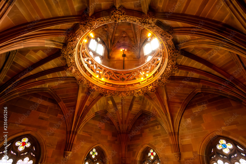 Fototapeta premium John Rylands Library in Manchester, UK
