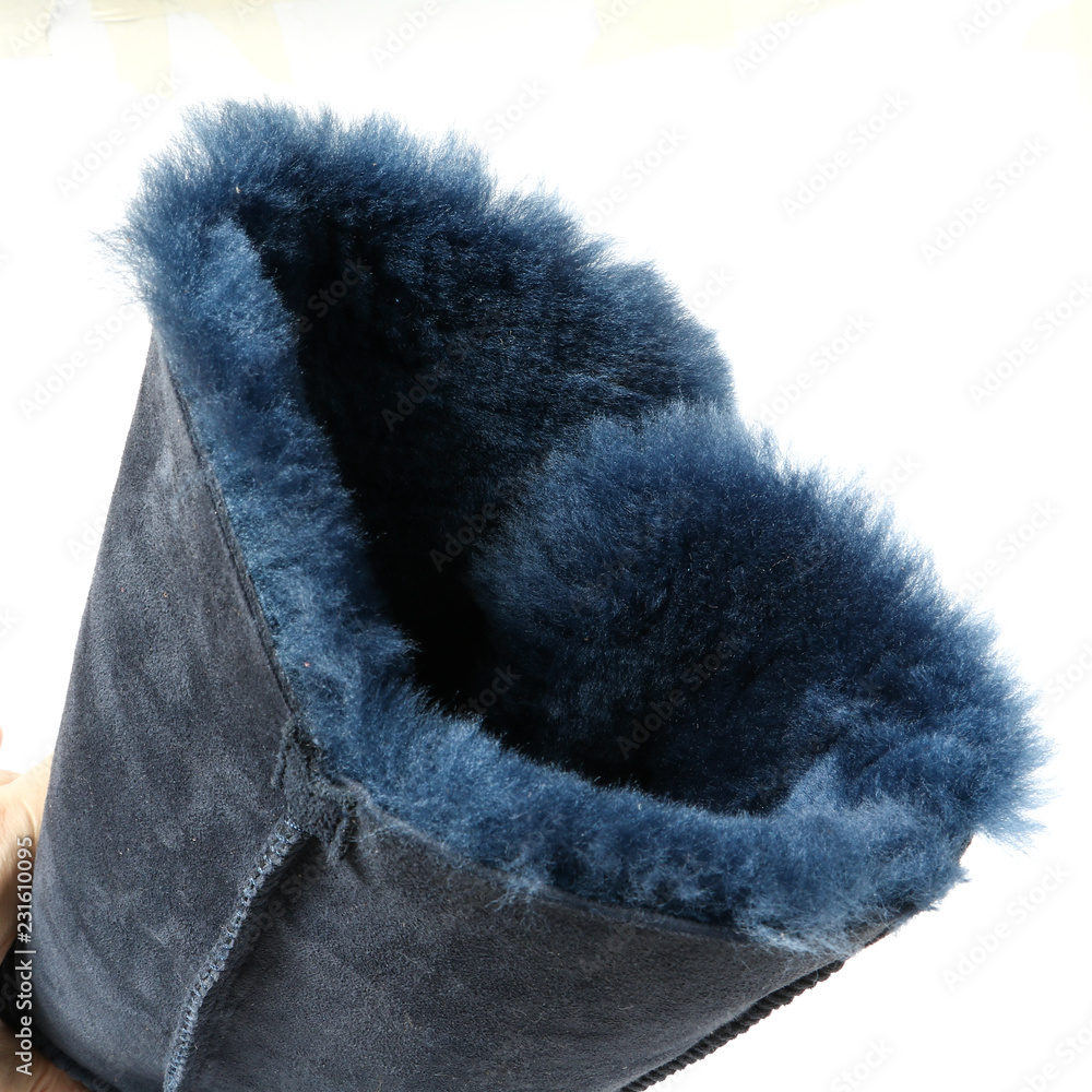 Women's demi-season high boots isolated on white background Women's demi-season high boots isolated on white background
