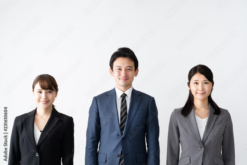 portrait of asian businessgroup on white background portrait of asian businessgroup on white background