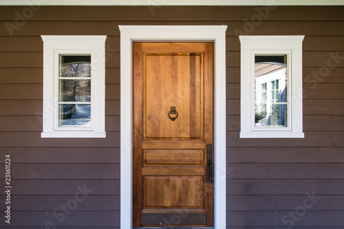 Grand front door entryway 