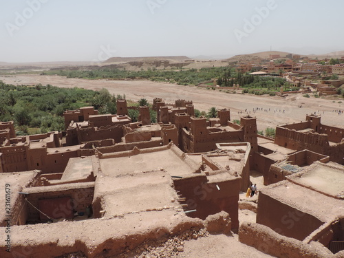 village in Moroccan desert