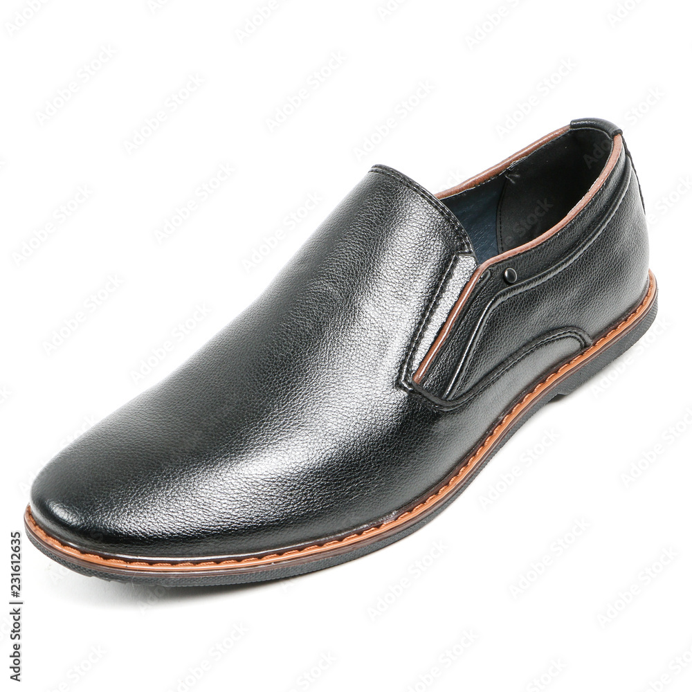 Classic office leathers man shoes isolated on white background. Classic office leathers man shoes isolated on white background.