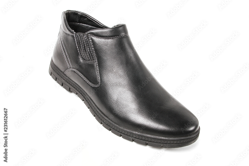 Classic office leathers man shoes isolated on white background. Classic office leathers man shoes isolated on white background.