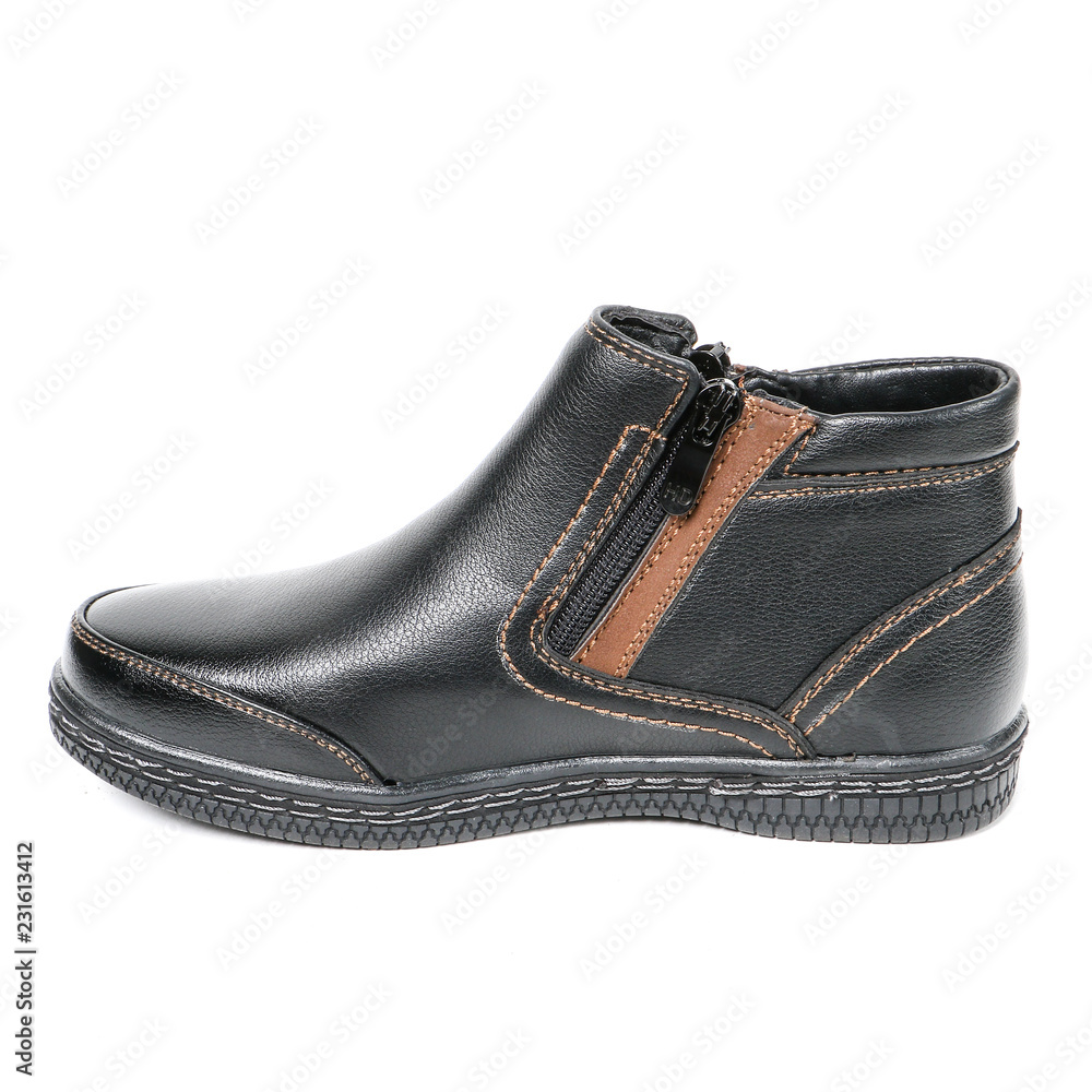 Classic office leathers man shoes isolated on white background. Classic office leathers man shoes isolated on white background.
