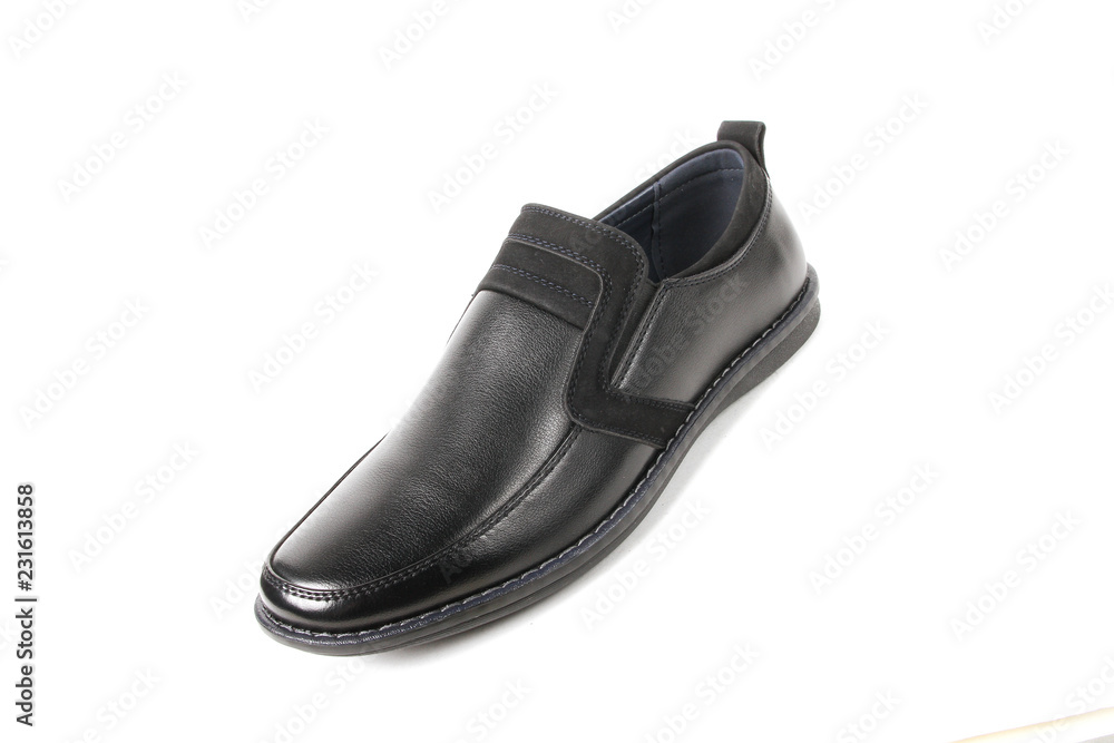 Stylish causal man shoe on white background. Stylish causal man shoe on white background.